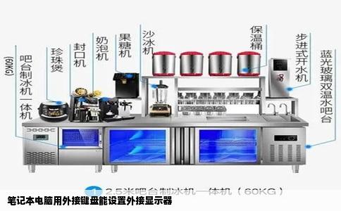 笔记本电脑用外接键盘能设置外接显示器