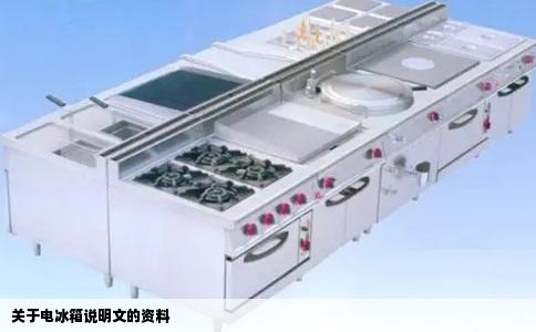 关于电冰箱说明文的资料