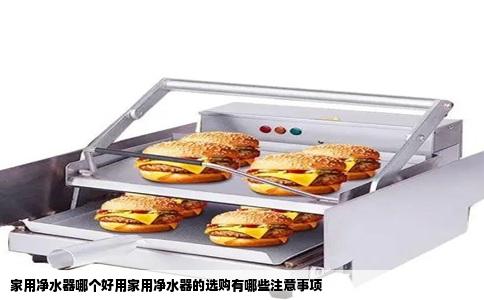 家用净水器哪个好用家用净水器的选购有哪些注意事项
