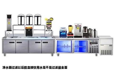 净水器过滤以后能直接饮用水是不是过滤最全面