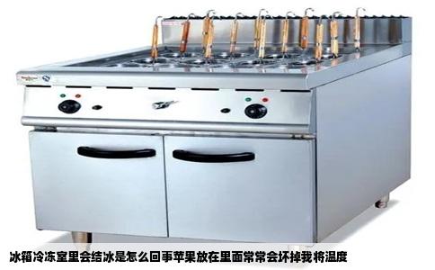 冰箱冷冻室里会结冰是怎么回事苹果放在里面常常会坏掉我将温度