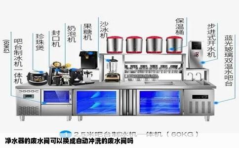 净水器的废水阀可以换成自动冲洗的废水阀吗