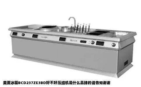 美菱冰箱BCD237ZE3BD好不好压缩机是什么品牌的请告知谢谢