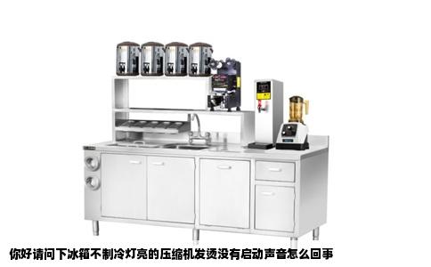 你好请问下冰箱不制冷灯亮的压缩机发烫没有启动声音怎么回事