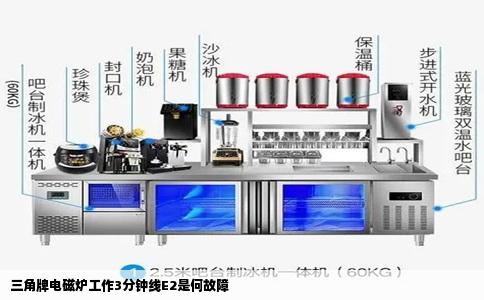 三角牌电磁炉工作3分钟线E2是何故障