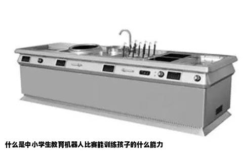 什么是中小学生教育机器人比赛能训练孩子的什么能力