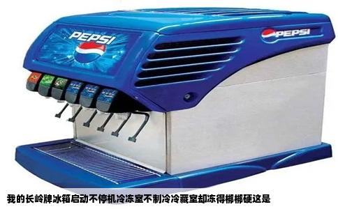 我的长岭牌冰箱启动不停机冷冻室不制冷冷藏室却冻得梆梆硬这是