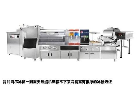 我的海尔冰箱一到夏天压缩机就停不下来冷藏室有很厚的冰最近还