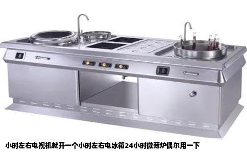 小时左右电视机就开一个小时左右电冰箱24小时微薄炉偶尔用一下