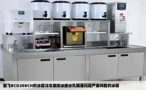 新飞BCD208CH的冰箱冷冻室结冰排水孔阻塞问题严重吗我的冰箱